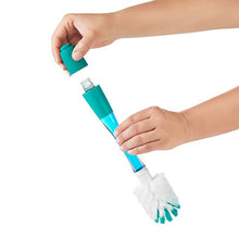 Load image into Gallery viewer, OXO Tot Soap Dispensing Bottle Brush with Stand, Teal