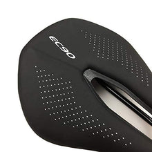 Load image into Gallery viewer, EC90 Comfortable Men Women Bike Seat Saddle, Professional Road Mountain MTB Gel Bicycle Seat Saddle Cushion Pad, Cutout Breathable Design,Waterproof,Soft,Provides Great Comfort for Riding Bike (Black)