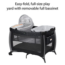 Load image into Gallery viewer, Safety 1st Play-and-Stay Play Yard, Easy fold, Full-Size Play Yard with Removable Full Bassinet, High Street