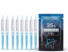 Load image into Gallery viewer, Eight (8) Huge 10mL Syringes SenAllis Cosmetics Teeth Whitening Gel, 80mL 35% Gel Syringes, Fast & More Effective Than Teeth Whitening Strips, Refills Gel Compatible with Most Teeth Whitening Kits
