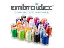 Load image into Gallery viewer, Embroidex Embroidery Machine Starter Kit - Everything Needed to Do Machine Embroidery Plus Bonus Embroidery Designs and Instructional CD