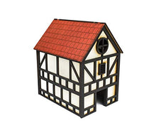 Load image into Gallery viewer, War World Gaming Medieval Town Cottage, Townhouse & Barn Set (Painted / unpainted) & Resin Accessories – 28mm/Heroic Fantasy Wargaming Terrain
