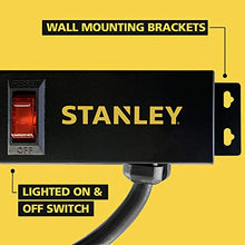 Load image into Gallery viewer, Stanley 31610 SurgeMax Pro 9 Outlet Metal Surge Protector, Black
