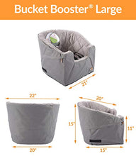 Load image into Gallery viewer, K&H Pet Products Bucket Booster Dog Car Seat Large Gray 14.5" x 24"