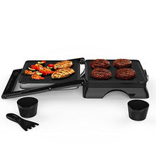Load image into Gallery viewer, Chef Buddy 82-SW73 Panini Press Indoor Grill and Gourmet Sandwich Maker, Electric with Nonstick Plates, 12.75" x 11" x 4.75", Silver