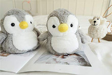 Load image into Gallery viewer, Womens Cute Penguin Animal Slippers Novelty Cozy Fuzzy Slippers Soft Plush Winter Warm House Shoes Grey