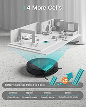 Load image into Gallery viewer, Robot Vacuum Cleaner, Super Thin 2.7inch with 600ml Dust Bin, Double M201 Suction 200 mins Runtime, Tangle-Free Robotic Vacuum and Mop, Good for Pet Hair, Low Pile Carpet, Lefant F1