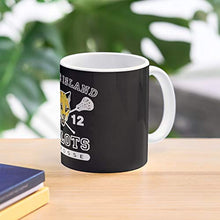 Load image into Gallery viewer, Lacrosse Island Sports Ocelots Ball Cat Whore Best Mug holds hand 11oz made from marble ceramic