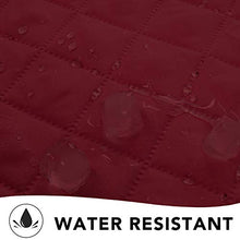 Load image into Gallery viewer, PureFit Reversible Quilted Sofa Cover, Water Resistant Slipcover Furniture Protector, Washable Couch Cover with Non Slip Foam and Elastic Straps for Kids, Pets (Chair, Red/Ivory)