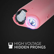 Load image into Gallery viewer, Guard Dog Self-Defense Kit w/Red Pepper Spray & Stun Gun w/Flashlight, up to 16 ft, 175 Lumens, Rechargeable Battery, Safety Switch, USB Charging Cord (Pink)