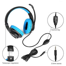 Load image into Gallery viewer, Gaming Headset for Xbox One, PS4, Nintendo Switch, DIWUER Bass Surround and Noise Cancelling 3.5mm Over Ear Headphones with Mic for Laptop PC Smartphones