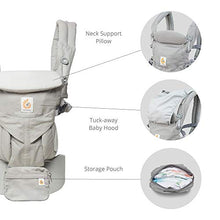 Load image into Gallery viewer, Ergobaby Omni 360 All-Position Baby Carrier for Newborn to Toddler with Lumbar Support and Cool Air Mesh (7-45 Pounds), Pearl Grey