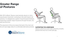Load image into Gallery viewer, Steelcase Gesture Office Desk Chair with Headrest in Elmosoft Genuine Saddle L147 Leather Plus Lumbar Support Low Platinum Metallic Frame with Seagull Seat/Back Merle Arms (Light/Light)