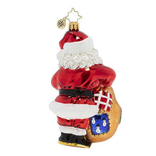 Load image into Gallery viewer, Christopher Radko Hand-Crafted European Glass Christmas Ornament, The Man with The Bag