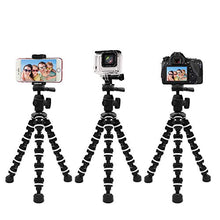 Load image into Gallery viewer, Phone Tripod, Linkcool Octopus Phone Tripod Portable and Adjustable Tripod Stand Holder with Universal Clip and Bluetooth Remote Compatible with Most Smartphones, GoPros, and Digital Cameras