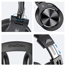Load image into Gallery viewer, OneOdio Computer Headsets with Microphone -PC Headphones with Boom Mic for Gaming Wired Over Ear Headset with in-Line Control Volume Mute for Mac Laptop Office Zoom Conference