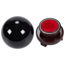 Load image into Gallery viewer, Juvale Black Obsidian Crystal Ball with Wooden Stand (3.1 x 3.1 x 4.5 inches)