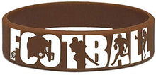 Load image into Gallery viewer, 20 pcs Wristband Party Favors (Football, Kids)