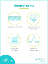 Load image into Gallery viewer, Simple Joys by Carter's Baby 3-Pack Thermal Pants, Neutral Heathers/Sand/Grey, Newborn