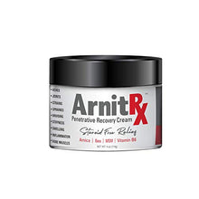 Load image into Gallery viewer, ArnitRX Pain Relief Cream 4 oz Jar! Anti-inflammatory & Penetrative Recovery Formula with Arnica, Ilex, MSM & Vitamin B6! (1 Pack)