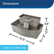 Load image into Gallery viewer, PetSafe Drinkwell Multi-Tier Cat and Dog Water Fountain - Automatic Drinking Fountain for Pets - 100 Oz. Water Capacity (PWW00-13708), Grey