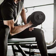 Load image into Gallery viewer, YAHEETECH 66 LB Weight Dumbbell Set Fitness Adjustable Cap Gym/Home Barbell Plates Body Workout for Women and Men Strength Training