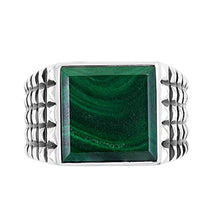 Load image into Gallery viewer, Effy 925 Sterling Silver Malachite Ring, 5.4 TCW IRS0L503L2