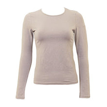 Load image into Gallery viewer, KIKI RIKI Wide Neck Long Sleeve Cotton Shell Style 14653 Ivory M