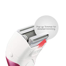 Load image into Gallery viewer, Panasonic Electric Shaver for Women, Cordless 3 Blade Razor, Pop-Up Trimmer, Close Curves, Wet Dry Operation, Independent Floating Heads - ES2207P