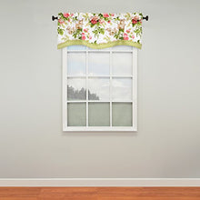 Load image into Gallery viewer, Waverly Emma's Garden Valances for Windows Rod Pocket Curtains for Kitchen and Living Room, 52" x 18", Blossom