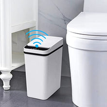 Load image into Gallery viewer, Anborry Bathroom Smart Touchless Trash Can 2.2 Gallon Automatic Motion Sensor Rubbish Can with Lid Electric Waterproof Narrow Small Garbage Bin for Kitchen, Office, Living Room, Toilet, Bedroom, RV