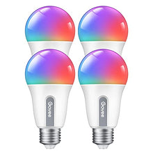 Load image into Gallery viewer, Govee Smart Light Bulbs, Color Changing Light Bulbs with Music Sync, 30 Dynamic Scenes, 16 Million DIY Colors WiFi & Bluetooth Light Bulbs Work with Alexa, Google Assistant & Govee Home App, 4 Pack