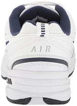Load image into Gallery viewer, Nike Men's NIKE AIR MONARCH IV (4E) RUNNING SHOES -9.5; White / Metallic Silver-Midnight Navy
