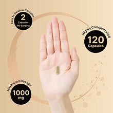 Load image into Gallery viewer, Tongkat Ali 200:1 as Long Jack Extract (Eurycoma Longifolia), 1000mg Per Serving, 120 Capsules, Supports Energy, Stamina and Immune System for Men and Women, Indonesia Origin, Non-GMO