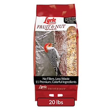 Load image into Gallery viewer, Lyric Fruit and Nut Wild Bird Seed, High Energy Wild Bird Food Mix, 20 lb. Bag