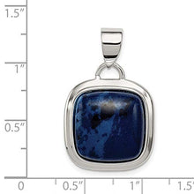 Load image into Gallery viewer, Sodalite Stone Pendant in 925 Sterling Silver 24 mm x 20 mm