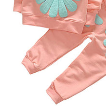 Load image into Gallery viewer, Toddler Baby Girls Sunflower Clothes Set Long Sleeve Top and Pants 2pcs Outfits Fall Clothes (Age(2T), Pink)