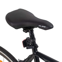 Load image into Gallery viewer, Hiland Road Hybrid Bike Urban City Commuter Bicycle for Youth Comfortable Bicycle 700C Wheels with 6 Speeds Black 58CM