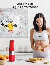 Load image into Gallery viewer, OYeet Personal Blender Shakes and Smoothies 10 Sec Quick Nutrition Extractor 1000W iF Design Award BPA Free Recipes Available(Coral Red)