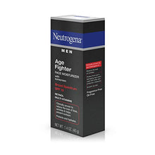 Load image into Gallery viewer, Neutrogena Age Fighter Anti-Wrinkle Retinol Moisturizer for Men, Daily Oil-Free Anti-Aging Face Lotion with Retinol, Multi-Vitamins, and Broad Spectrum SPF 15 Sunscreen, 1.4 oz