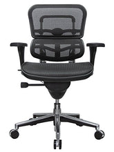 Load image into Gallery viewer, Eurotech Seating Ergohuman Mid Back Mesh Swivel Chair, Black