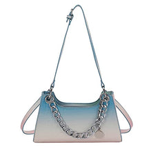 Load image into Gallery viewer, Small Crossbody Bags PU Leather Clutch Desiger Summer Shoulder Hobo Satchel Purses Tote Handbags for Women, Blue&Pink