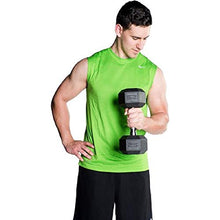 Load image into Gallery viewer, CAP Barbell Set of 2 Hex Rubber Dumbbell with Metal Handles, Pair of 2 Heavy Dumbbells Choose Weight (5lb, 8lb, 10lb, 15lb, 20 Lb, 25lb, 30lb, 35lb, 40lb, 50lb) (25lb x 2)