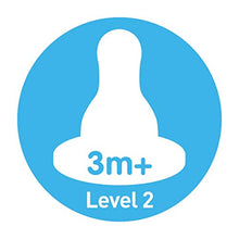 Load image into Gallery viewer, Dr. Brown's Natural Flow Baby Bottle Nipple - Level 2, Medium Flow - 6pk - 3m+