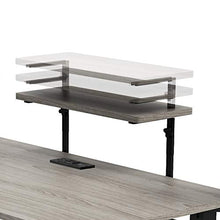Load image into Gallery viewer, DAR CORE Computer Gaming Desk, Standard, Gray/Black