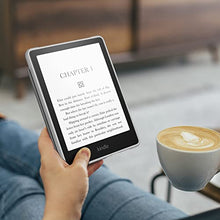 Load image into Gallery viewer, Fintie Hybrid Slim Case for 6.8" Kindle Paperwhite (11th Generation-2021) and Kindle Paperwhite Signature Edition - Shockproof Cover with Transparent Back Shell, Cloudy Marble