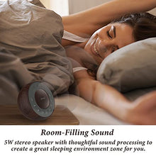 Load image into Gallery viewer, Housbay White Noise Machine with 31 High Fidelity Soothing Sounds, 5W High Power Loud Enough Speaker, Easy Volume Control, Sleep Timer, Sound Machine for Baby, Kids, Adults, Light Sleeper -Wood Grain