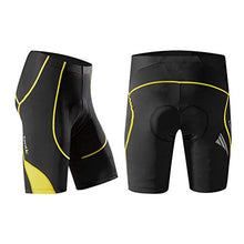 Load image into Gallery viewer, Santic Cycling Men's Shorts Biking Bicycle Bike Pants Half Pants 4D Coolmax Padded Yellow XXL