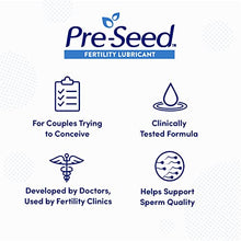 Load image into Gallery viewer, Pre-Seed Fertility Friendly Lubricant, Lube for Women Trying To Conceive