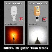 Load image into Gallery viewer, Alla Lighting Miniature T15 Wedge 912/921 LED Bulbs 12V, 6000K Xenon White Back-up Reverse, 3rd Brake Lights SMD Super Bright W16W Lamps Replacement